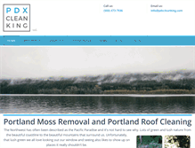 Tablet Screenshot of pdxcleanking.com